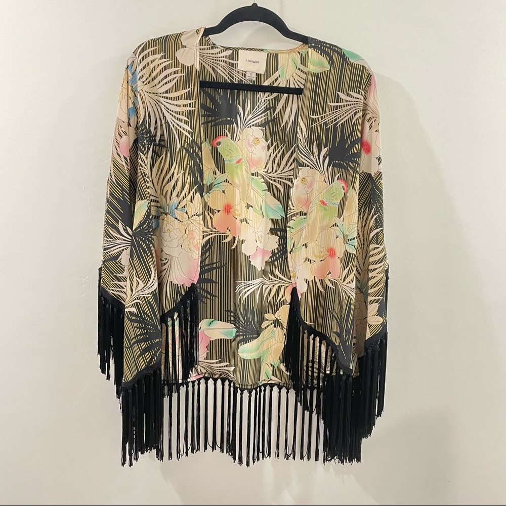 Hawaiian 🌺 Fringe Kimono